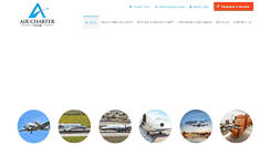Desktop Screenshot of aircharterteam.com